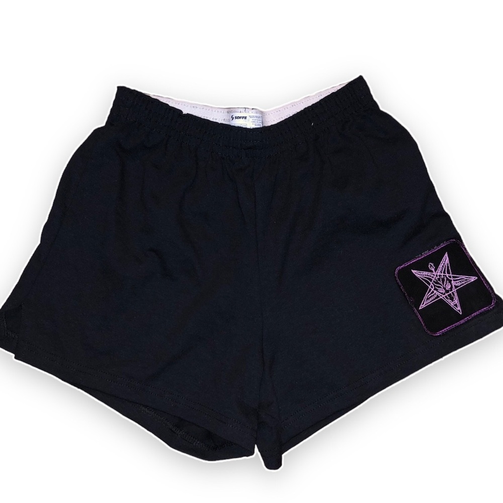 Baphomet shorts MEDIUM size junior fit